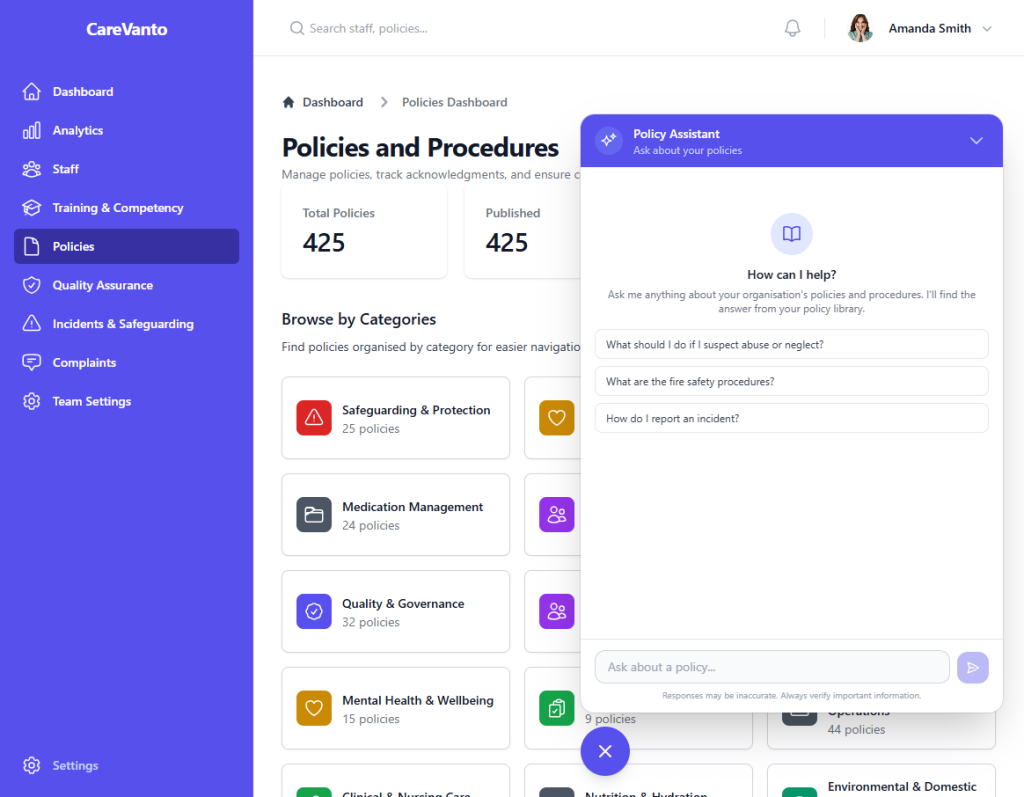 AI in social care