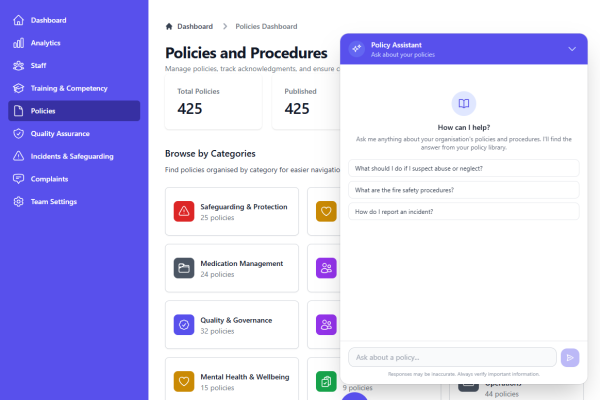 AI in social care